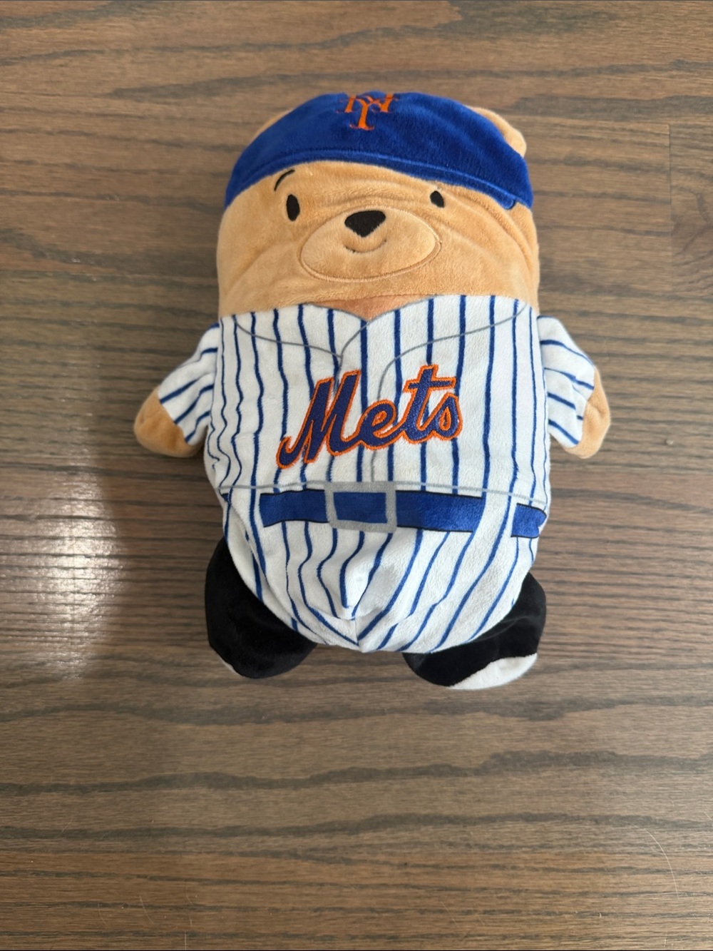 Mets Hoodie that Folds into a stuffed Mets Bear.  Like New